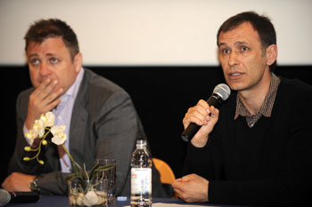 Hrvoje Krstulović, pred. Uprave Blitz i CineStar i Igor Rakonić, dir. Discovery filma (foto:Drago Sopta/Cropix)
