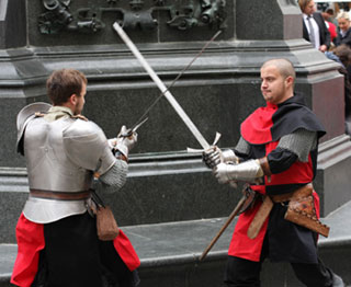 vitezovi u akciji (Foto: Siniša Kosić /Medijska mreža)