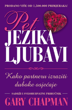 naslovnica knjige Pet jezika ljubavi