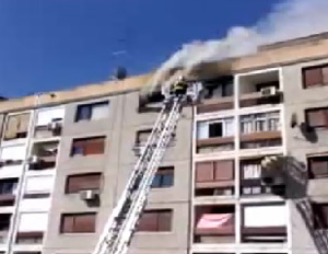 požar u Vladimira Ruždjaka 10