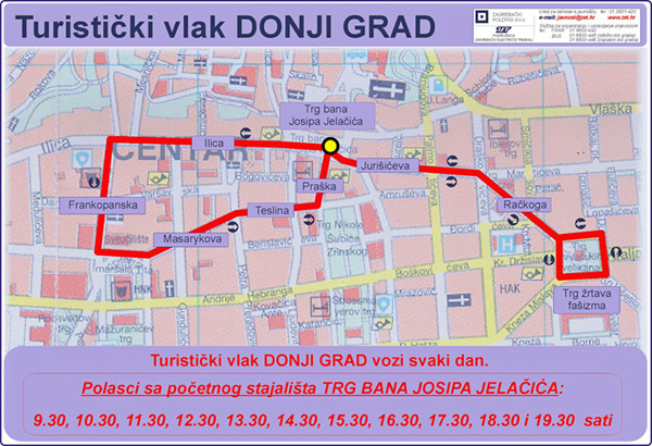 vožnja vlakićem po Donjem gradu