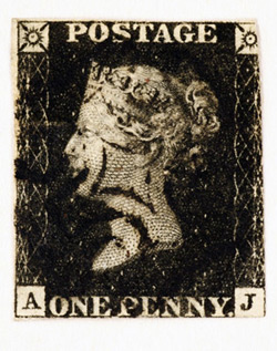 Black Penny iz 1840. godine
