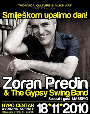 plakat za koncert Zorana Predina