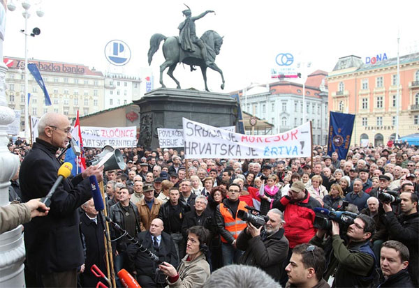 prosvjed, arhiva (Foto: Saša Zinaja /Medijska mreža)