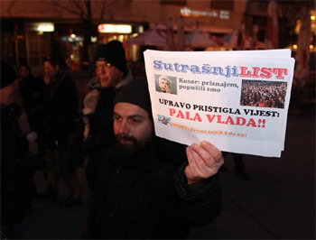 prosvjed 28.02.2011. (Foto: Saša Zinaja /Medijska mreža)