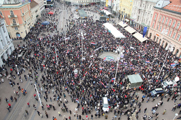 prosvjed (Foto: Saša Zinaja /Medijska mreža)