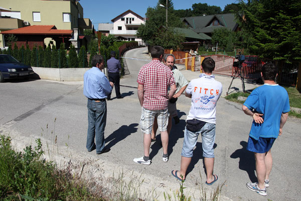 na mjestu zločina (Foto: Saša Zinaja /Medijska mreža)