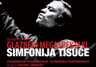 dio plakata kojim se najavljuje koncert