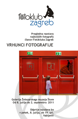 plakat izložbe Fotokluba Zagreb