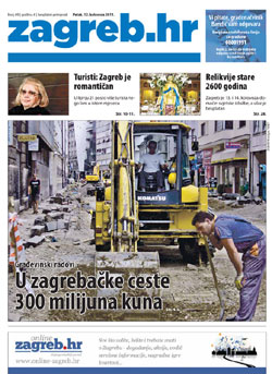 naslovnica novina Zagreb.hr