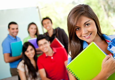 studenti, ilustracija
