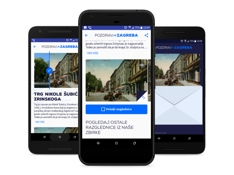 Prva mobilna aplikacija Knjižnice Pozdrav iz Zagreba – Greetings from Zagreb