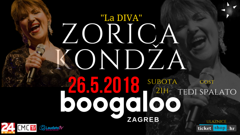 La Diva” Zorica Kondža dolazi u Boogaloo