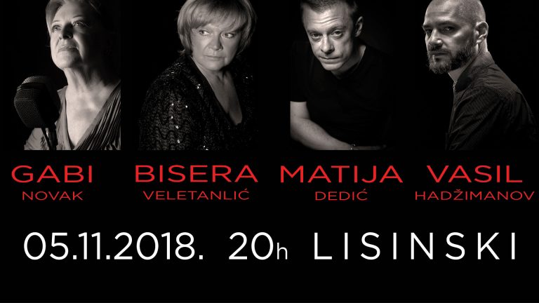Koncert  četvero velikih glazbenih imena Velikoj dvorani “Lisinski”