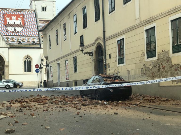 Vatrogasne intervencije zbog posljedica potresa u Zagrebu