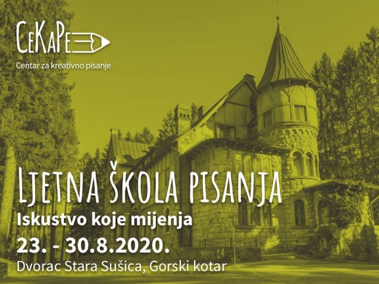 Ljetna škola pisanja 2020. 23.8. do 30.8.2020.