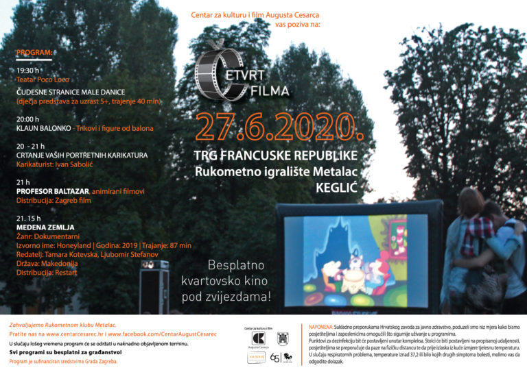 Četvrt filma u organizaciji Centra za kulturu i film Augusta Cesarca