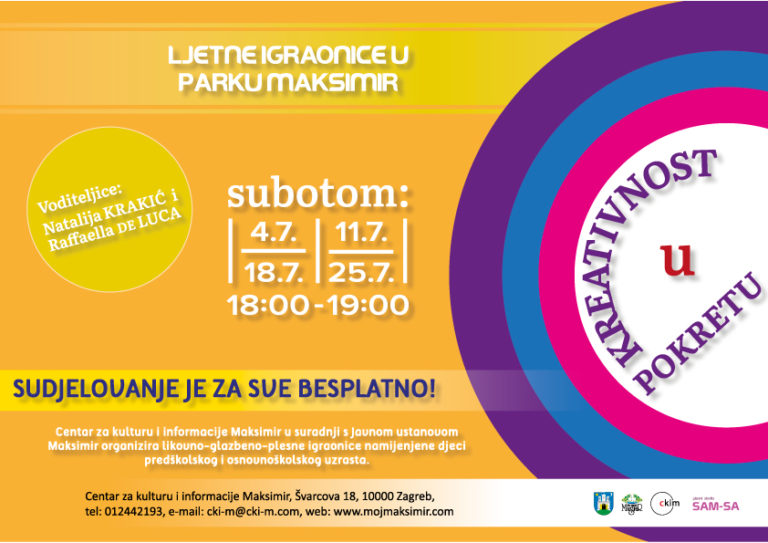 Ljetne igraonice u Maksimiru