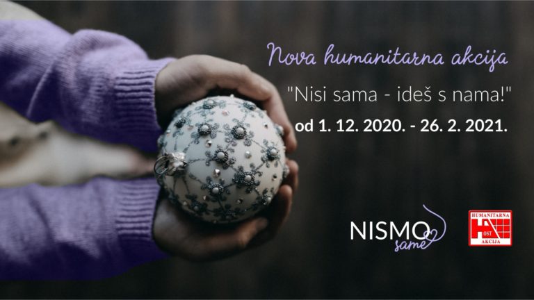U tijeku nova humanitarna akcija Udruge Nismo same