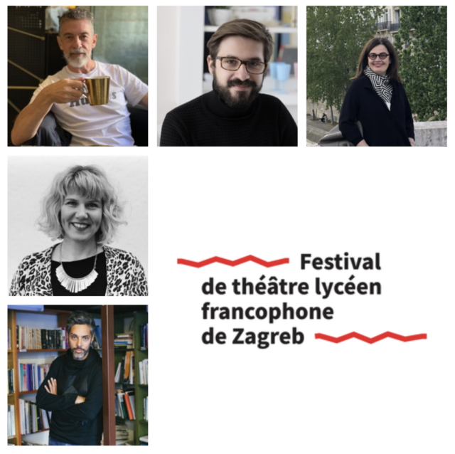 Festival frankofonog srednjoškolskog kazališta u ZG_ Žiri i logo