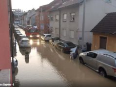Poplava zbog puknuća vodovodne cijevi u Selskoj ulici