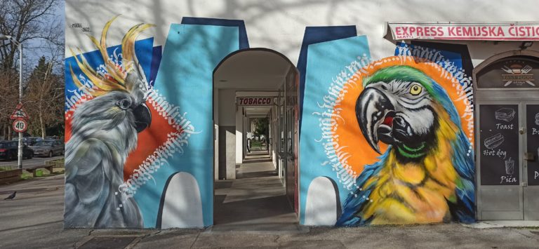 Street art umjetnik i kaligraf Miro Modul podario je novi mural kvartu Voltino!