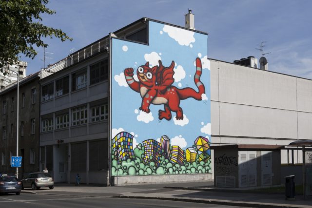 Dovršeni mural Lunara Kosanovića na Prilazu baruna Filipovića