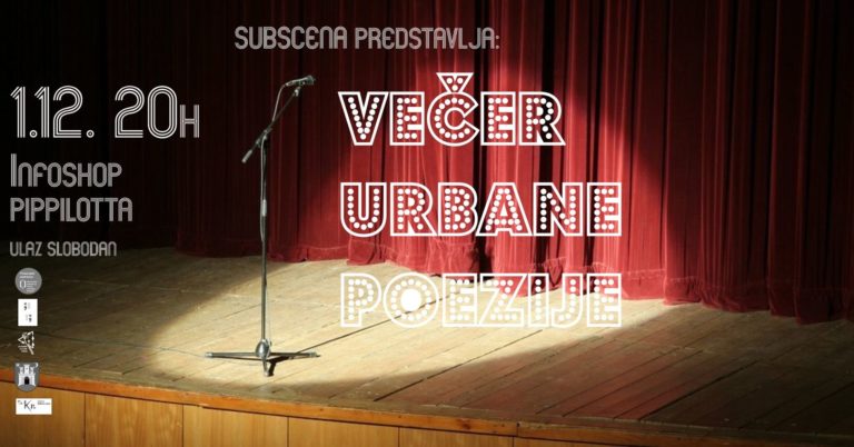 Večer urbane poezije