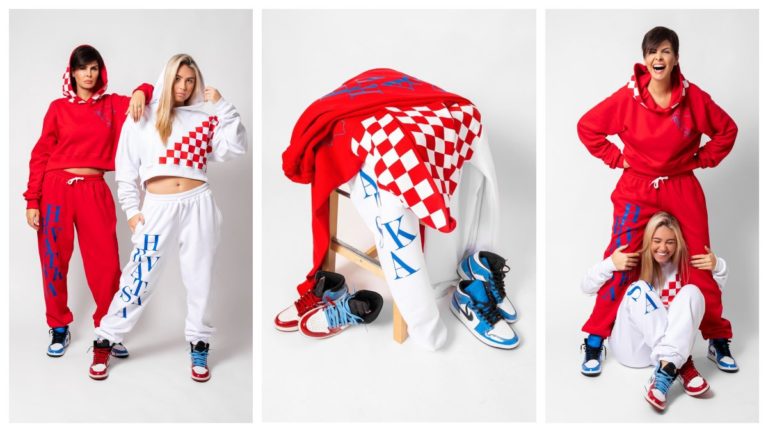 Moderne sportske trenirke by Leticija Kovač su idealne za navijanje