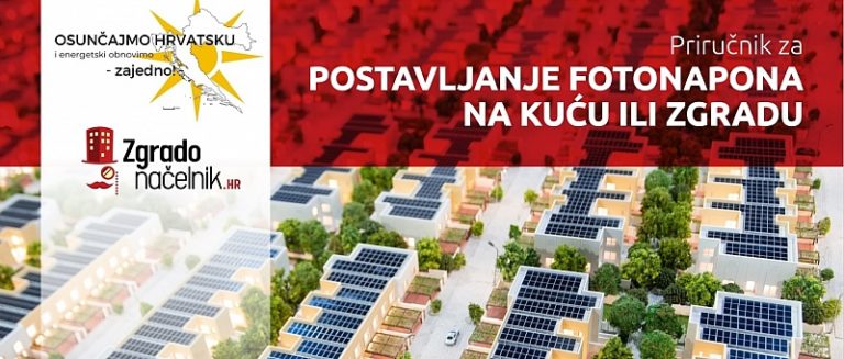 Preuzmite besplatni priručnik za postavljanje fotonapona na krov kuće ili zgrade
