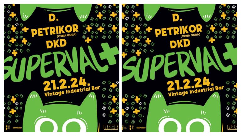 Treći Superval+ koncert održat će se 21. 2. u Vintage Industrial Baru!
