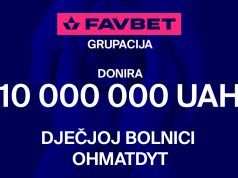 Favbet grupacija donirala više od 220.000 EUR za pomoć bombardiranoj dječjoj bolnici “Ohmatdyt” u Kijevu