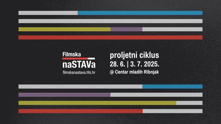 Filmska naSTAVa: Proljetni ciklus u Centru za mlade Ribnjak