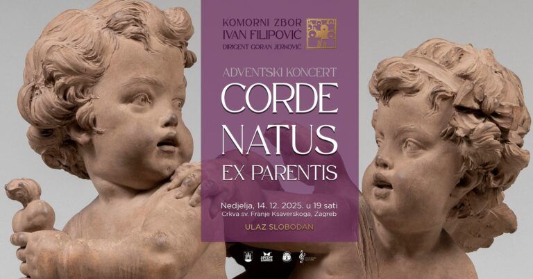 Adventski koncert “Corde natus ex Parentis” – duhovna glazbena večer Komornog zbora Ivan Filipović