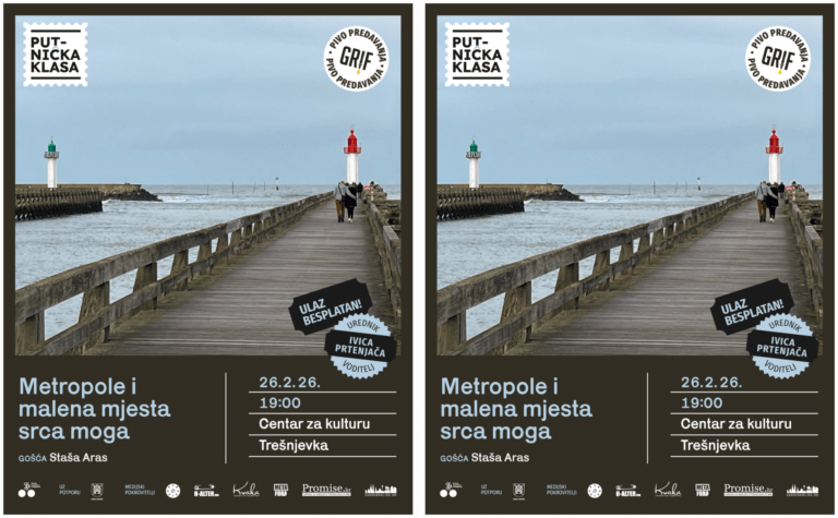Putnička klasa IP: Metropole i malena mjesta srca moga, gošća: Staša Aras