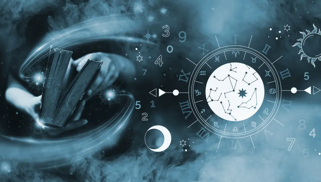 numerology-collage-concept